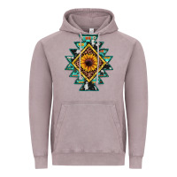 Vintage Zinc aztec leopard sunflower Vintage Hoodie - JahusDesignShop