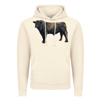 Vintage Artic black angus bull Vintage Hoodie - RanaPortraitStore