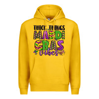 Lemon thick things mardi gras vibes Premium Hoodie - LillyAllenDesigns