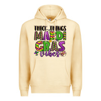 Pina Colada thick things mardi gras vibes Premium Hoodie - LillyAllenDesigns