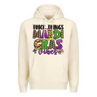 Sandshell thick things mardi gras vibes Premium Hoodie - LillyAllenDesigns