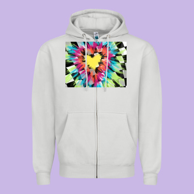 Tie Dye Hearth Shaped Race Flag Background 3200x2400 Zipper Hoodie Designed By Adodesignshop