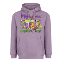 Lavender mardi gras drinking team Heavyweight Hoodie - MaliasSmallBusiness