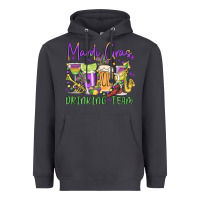 Smoke mardi gras drinking team Heavyweight Hoodie - MaliasSmallBusiness
