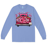 Breast Cancer Farm Truck Long Sleeve Tee | Teevron