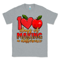 Heather Grey 100 days of making a difference Classic Tee - Artiststas
