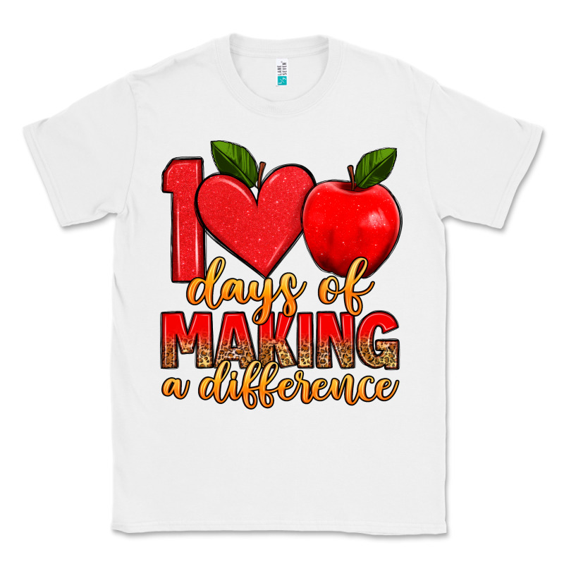 100 Days Of Making A Difference Classic Tee by Artiststas | Teevron