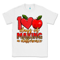 White 100 days of making a difference Classic Tee - Artiststas