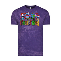 Cloud Purple merry christmas stitch Vintage Tee - AdoDesignShop