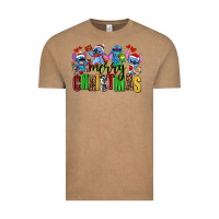 Vintage Coffee merry christmas stitch Vintage Tee - AdoDesignShop
