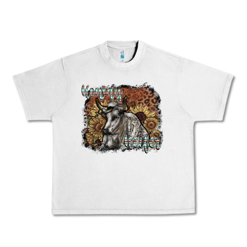 Howdy Heifer Urban Heavy Tee by SublimationCraftShop | Teevron