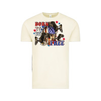 Vintage Arctic Born to be free 4th of july Vintage Tee - CowGirlArtShop