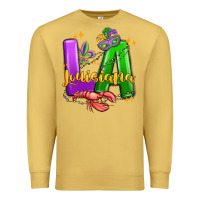 Antique Gold louisiana mardi gras Premium Sweatshirt - MaliasSmallBusiness