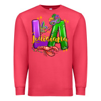 Cardinal louisiana mardi gras Premium Sweatshirt - MaliasSmallBusiness