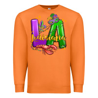 Carrot louisiana mardi gras Premium Sweatshirt - MaliasSmallBusiness