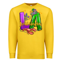 Lemon louisiana mardi gras Premium Sweatshirt - MaliasSmallBusiness