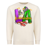 Sandshell louisiana mardi gras Premium Sweatshirt - MaliasSmallBusiness