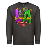 Smoke louisiana mardi gras Premium Sweatshirt - MaliasSmallBusiness