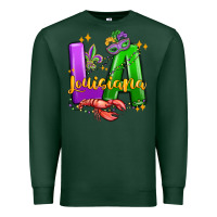 Sports Green louisiana mardi gras Premium Sweatshirt - MaliasSmallBusiness