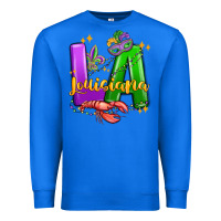True Royal louisiana mardi gras Premium Sweatshirt - MaliasSmallBusiness