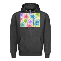 Charcoal Heather tie dye heart shaped background 3200x2400 Zipper Hoodie - AdoDesignShop