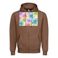 Chestnut tie dye heart shaped background 3200x2400 Zipper Hoodie - AdoDesignShop
