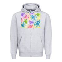 Heather Grey tie dye heart shaped background 3200x2400 Zipper Hoodie - AdoDesignShop