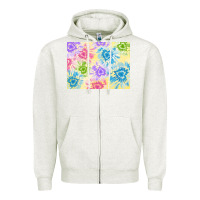 Oatmeal Heather tie dye heart shaped background 3200x2400 Zipper Hoodie - AdoDesignShop