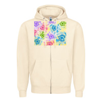 Sandshell tie dye heart shaped background 3200x2400 Zipper Hoodie - AdoDesignShop