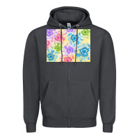 Smoke tie dye heart shaped background 3200x2400 Zipper Hoodie - AdoDesignShop