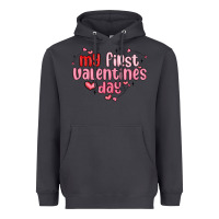 My First Valentines Day Heavyweight Hoodie | Teevron