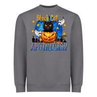 Storm Black Cat Apothecary Heavyweight Sweatshirt - texasbilliewilder