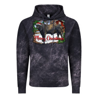 Cloud Black merry Christmas black angus bull and farm Vintage Hoodie - RanaPortraitStore