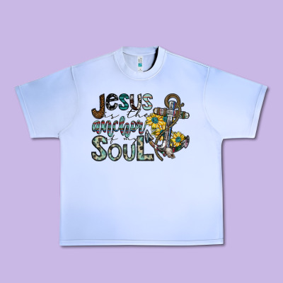 Jesus Is The Anchor Of My Soul Urban Heavy Tee Designed By Sublimationcraftshop