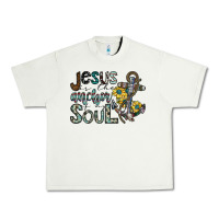 Pistachio jesus is the anchor of my soul Urban Heavy Tee - SublimationCraftShop