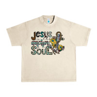 Sandshell jesus is the anchor of my soul Urban Heavy Tee - SublimationCraftShop