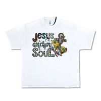 White jesus is the anchor of my soul Urban Heavy Tee - SublimationCraftShop