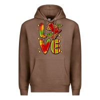 Chestnut love juneteenth Premium Hoodie - LillyAllenDesigns