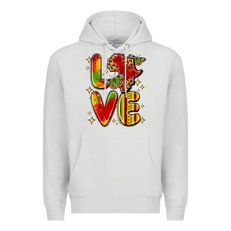 Love Juneteenth Premium Hoodie by LillyAllenDesigns | Teevron