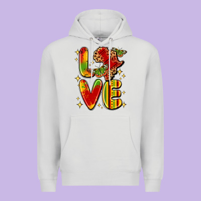 Love Juneteenth Premium Hoodie Designed By Lillyallendesigns