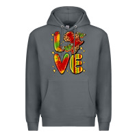 Rock love juneteenth Premium Hoodie - LillyAllenDesigns