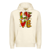 Sandshell love juneteenth Premium Hoodie - LillyAllenDesigns