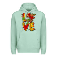 Seafoam love juneteenth Premium Hoodie - LillyAllenDesigns