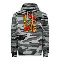 Slate Camo love juneteenth Premium Hoodie - LillyAllenDesigns
