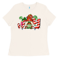 Joy With Gnomes And Christmas Cookie And Candies Ladies Tee | Teevron