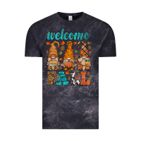 Cloud Black welcome fall gnome Vintage Tee - HRA Design Shop