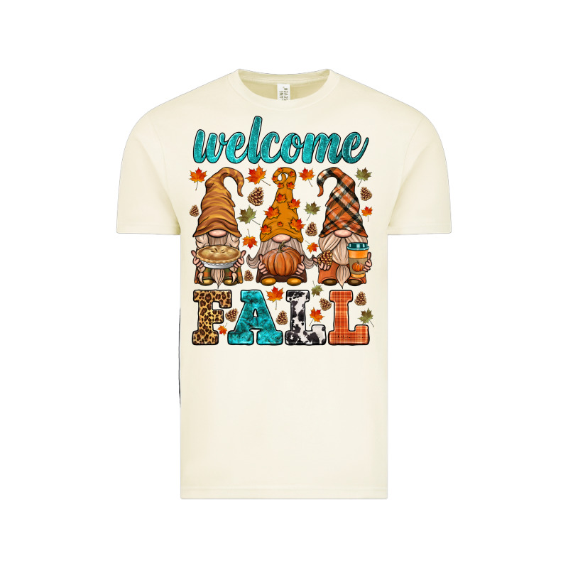 Welcome Fall Gnome Vintage Tee by HRA Design Shop | Teevron