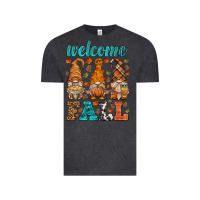 Vintage Black welcome fall gnome Vintage Tee - HRA Design Shop