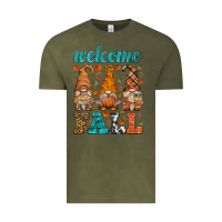 Vintage Olive welcome fall gnome Vintage Tee - HRA Design Shop