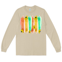 Mushroom Western Color Farm Life Brush Strokes Long Sleeve Tee - Bettercallsaul